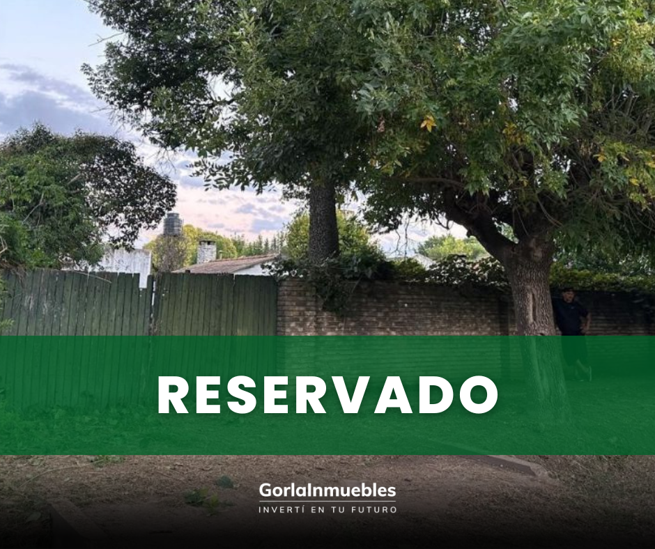 RESERVADO Lote con construcción – Lobos