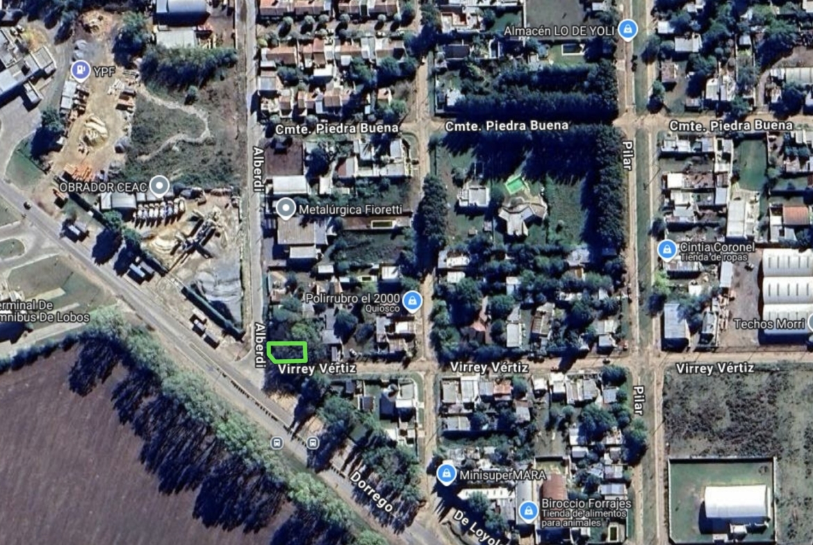 Lote Industrial – Zona Terminal – Lobos